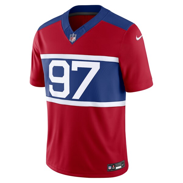 Dexter Lawrence II New York Giants Nike Alternate Vapor F.U.S.E. Limited Jersey - Century Red - Image 2