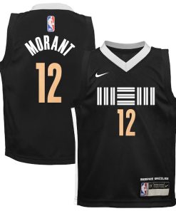 Ja Morant Memphis Grizzlies Nike Toddler Swingman Replica Jersey - City Edition - Black