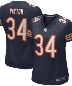 Walter Payton Chicago Bears Nike Women's Game Retired Player Jersey - Navy/Orange