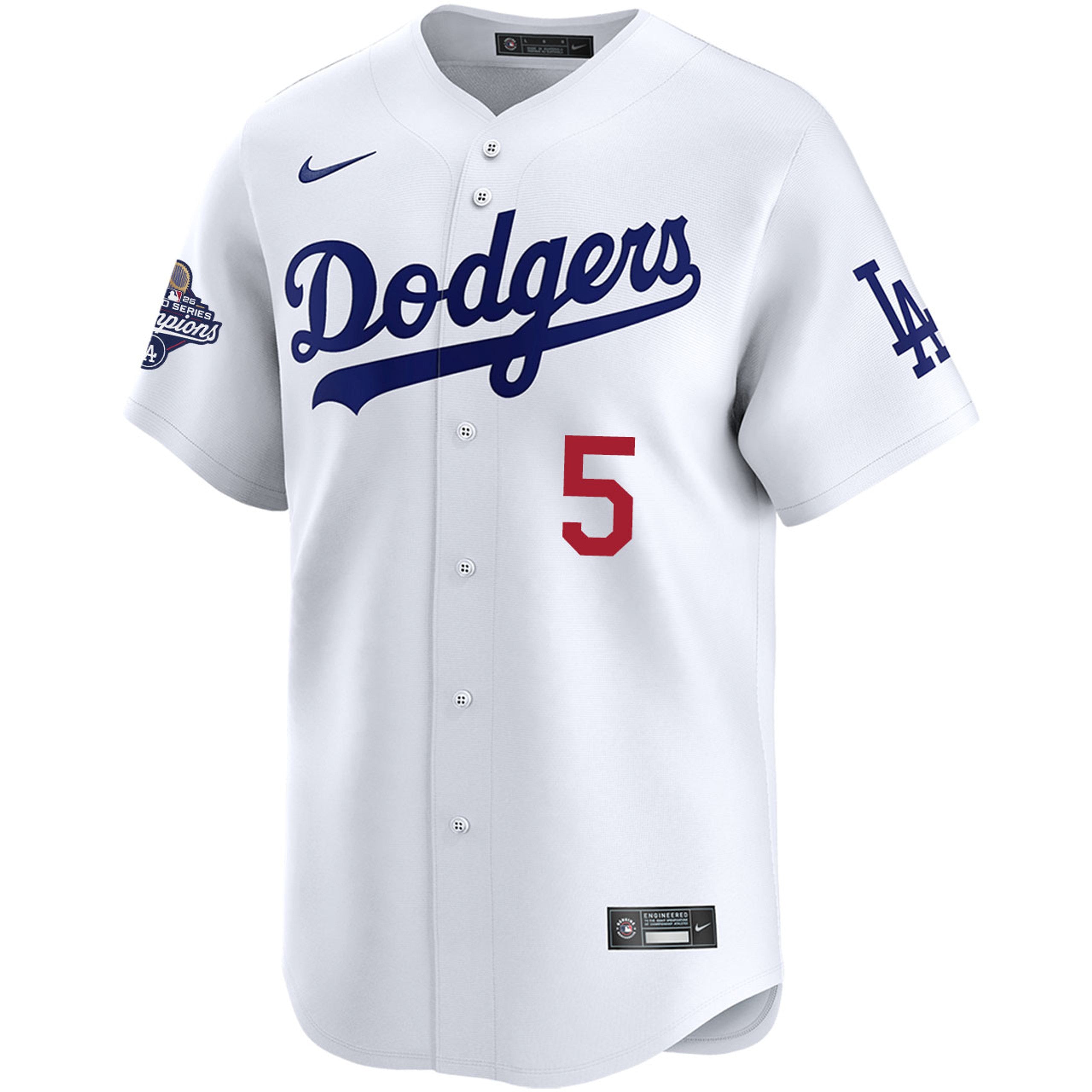 Freddie Freeman Los Angeles Dodgers Nike 2025 World Series Champions Limited Jersey ยจC White - Image 2