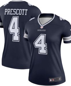 Alternative view of Dak Prescott Dallas Cowboys Nike Women's Legend Player Jersey - Navy/White
