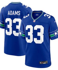 Jamal Adams Seattle Seahawks Nike Throwback Player Game Jersey - Royal