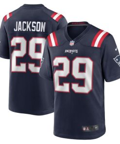 JC Jackson New England Patriots Nike  Game Jersey -  Navy