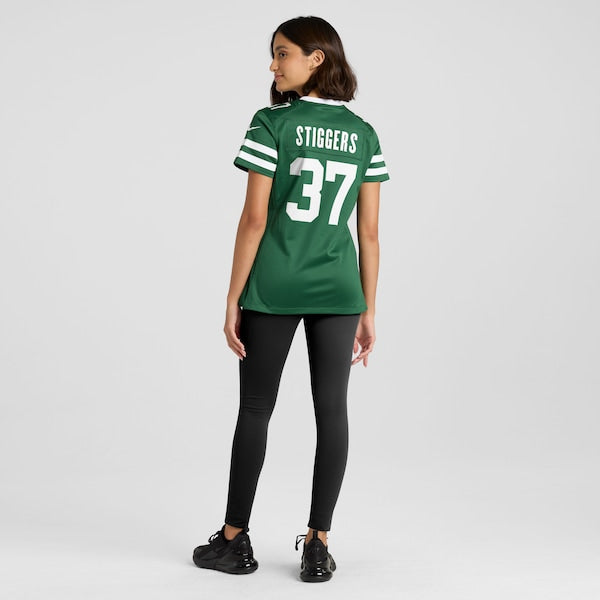 Qwan'tez Stiggers New York Jets Nike Women's Team Game Jersey - Legacy Green - Image 5