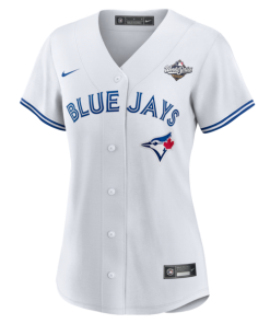 Alternative view of Bo Bichette Toronto Blue Jays Nike Women's 2025 World Series Home Replica Player Jersey - White
