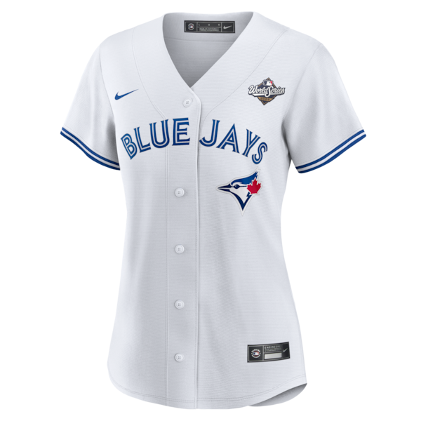Bo Bichette Toronto Blue Jays Nike Women's 2025 World Series Home Replica Player Jersey - White - Image 2