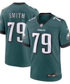 Lecitus Smith Philadelphia Eagles Nike  Game Jersey - Midnight Green