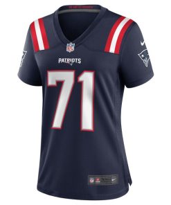 Alternative view of Mike Onwenu New England Patriots Nike Women's Team Game Jersey - Navy