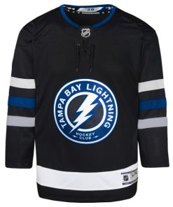 Alternative view of Tampa Bay Lightning Youth Alternate Premier Jersey - Black