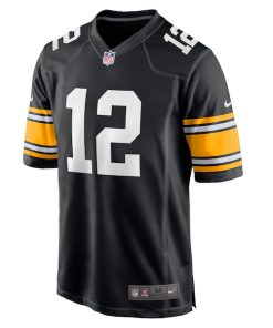 Alternative view of Terry Bradshaw Pittsburgh Steelers Nike Retired Player Jersey - Black