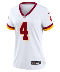 Alternative view of Frankie Luvu Washington Commanders Nike Women's Game Super Bowl Era Jersey - White