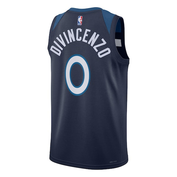 Donte DiVincenzo Minnesota Timberwolves Nike Unisex Swingman Jersey - Icon Edition - Navy - Image 3