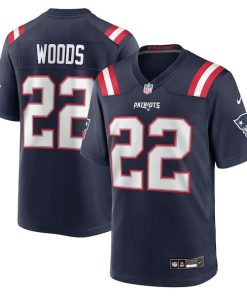 Charles Woods New England Patriots Nike Team Game Jersey -  Navy