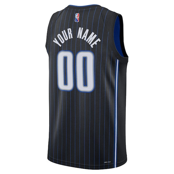 Orlando Magic Nike 2021/22 Diamond Swingman Custom Jersey - Icon Edition - Black - Image 3