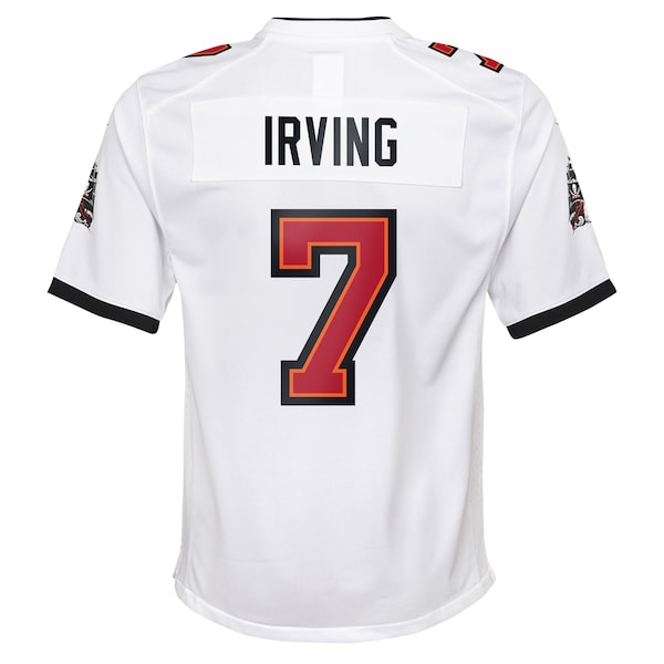 Bucky Irving Tampa Bay Buccaneers Nike Youth White Game Jersey - White - Image 3