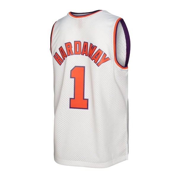 Penny Hardaway Phoenix Suns 2001/02 Hardwood Classics Swingman Jersey - White/Purple - Image 5