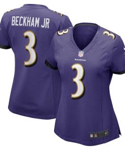 Odell Beckham Jr. Baltimore Ravens Nike Women's Game Jersey - Purple