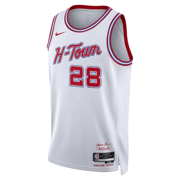 Alperen ?eng¨¹n Houston Rockets Nike Unisex 2025/26 Swingman Jersey - White - City Edition - Image 2