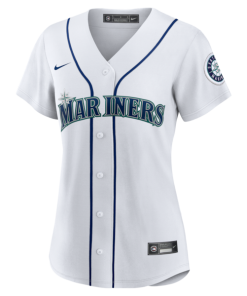 Alternative view of Ken Griffey Jr. Seattle Mariners Nike Women's Home Replica Jersey - White