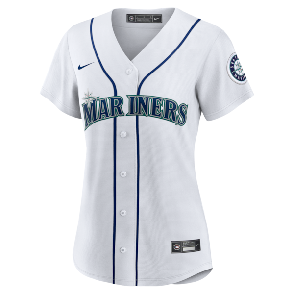 Ken Griffey Jr. Seattle Mariners Nike Women's Home Replica Jersey - White - Image 2