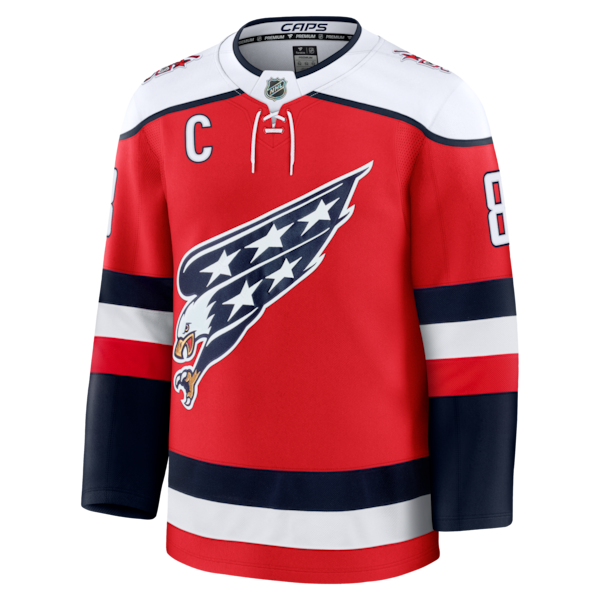 Alexander Ovechkin Washington Capitals Alternate Premium Player Jersey - Red - Image 2
