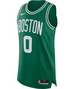 Alternative view of Jayson Tatum Boston Celtics Nike Authentic Jersey - Icon Edition - Kelly Green
