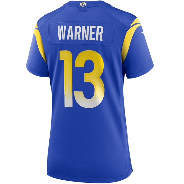 Kurt Warner Los Angeles Rams Nike Women's Game Retired Player Jersey - Royal - Image 3