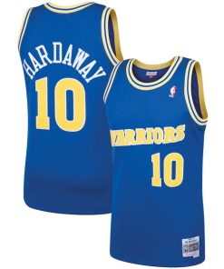 Tim Hardaway Golden State Warriors 1990/91 Hardwood Classics Swingman Jersey - Royal