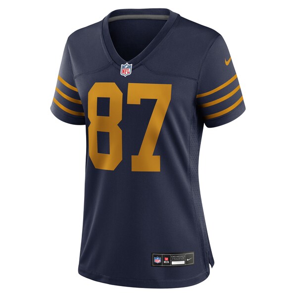 Romeo Doubs Green Bay Packers Nike Women's The 1923 Classic Game Jersey - Navy - Image 2