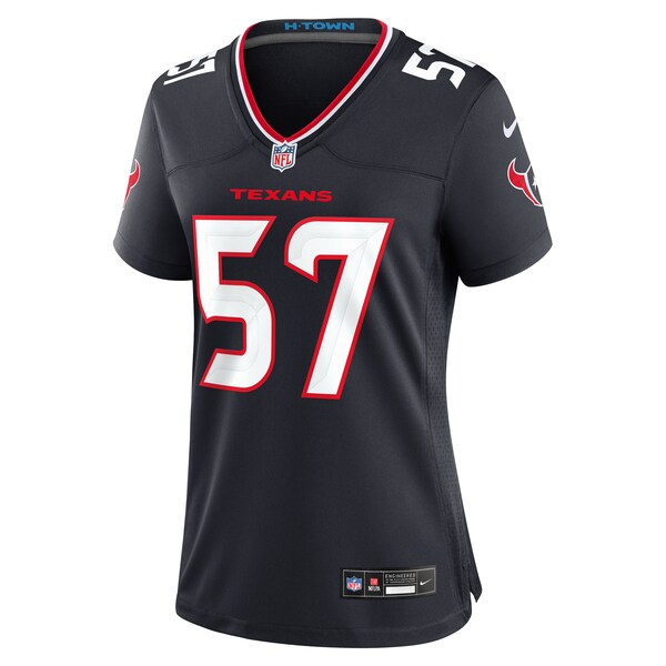 Blake Fisher Houston Texans Nike Women's Team Game Jersey - Navy - Image 3