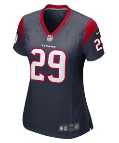 Alternative view of Alex Austin Houston Texans Nike Women's Team Game Jersey -  Navy