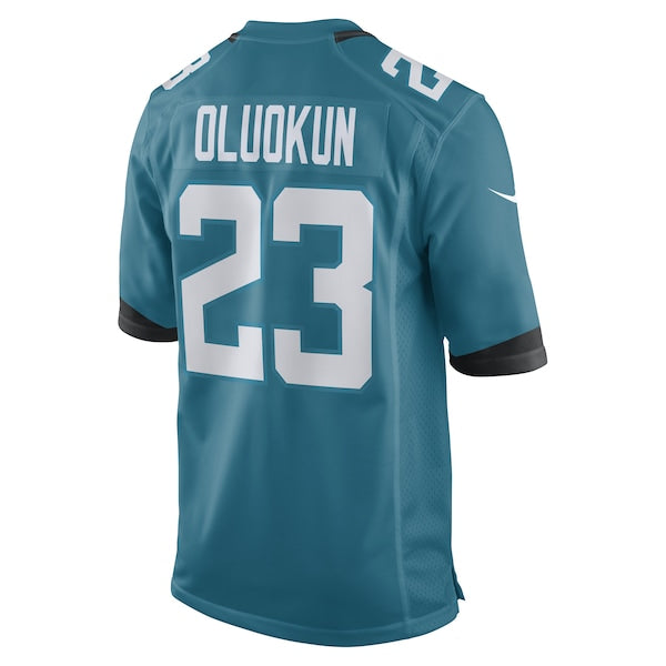 Foyesade Oluokun Jacksonville Jaguars Nike Game Player Jersey - Teal - Image 3