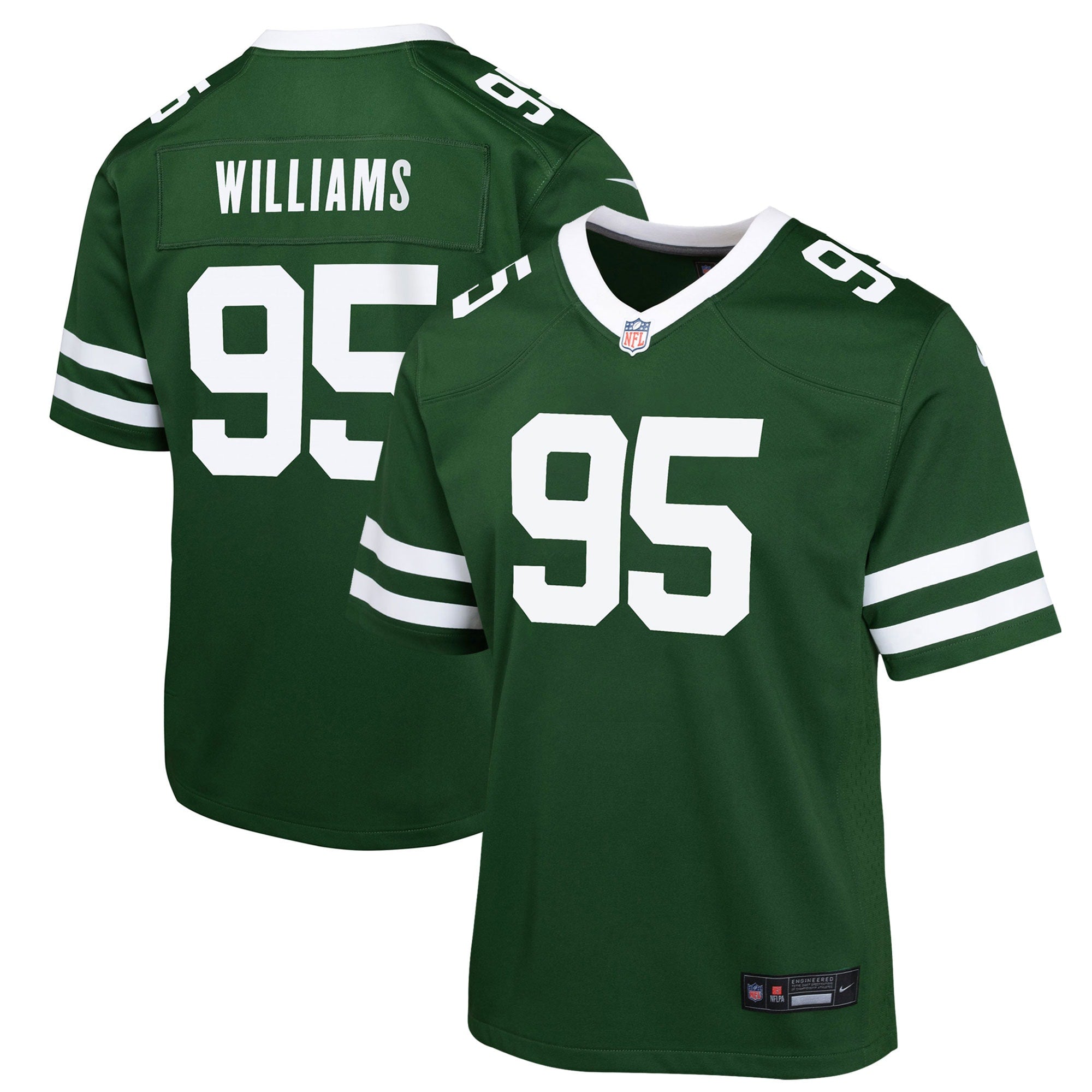 Quinnen Williams New York Jets Nike Youth Alternate Game Jersey - Legacy Black/Green - Image 7