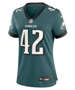 Alternative view of Oren Burks Philadelphia Eagles Nike Women's  Game Jersey - Midnight Green