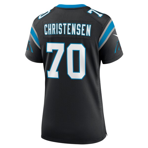 Brady Christensen Carolina Panthers Nike Women's Team Game Jersey - Black - Image 3