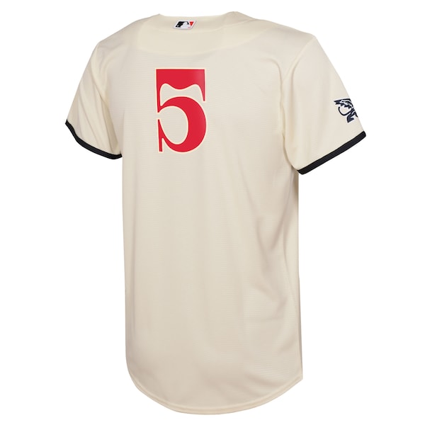 Corey Seager Texas Rangers Nike Toddler 2023 City Connect Replica Player Jersey - Cream - Image 3