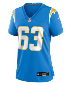 Alternative view of Josh Kaltenberger Los Angeles Chargers Nike Women's Team Game Jersey -  Powder Blue