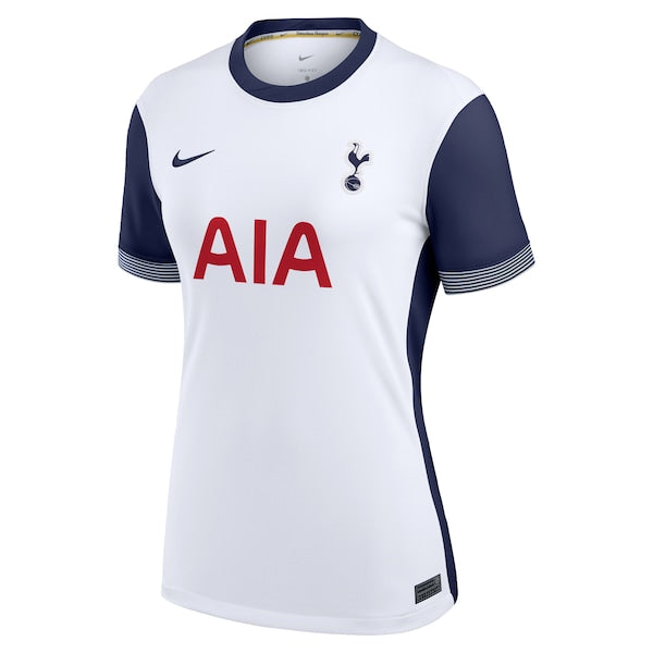 Son Heung-Min Tottenham Hotspur Nike Women's 2024/25 Home Replica Player Jersey - White - Image 3