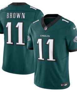 A.J. Brown Philadelphia Eagles Nike Vapor F.U.S.E. Limited Jersey - Midnight Green