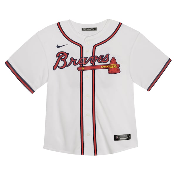 Matt Olson Atlanta Braves Nike Toddler Game Jersey - White - Image 2