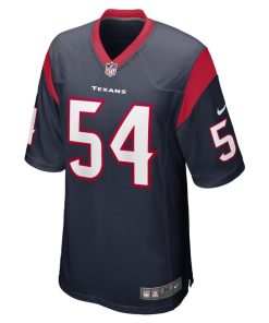 Alternative view of Scott Quessenberry Houston Texans Nike Game Player Jersey - Navy