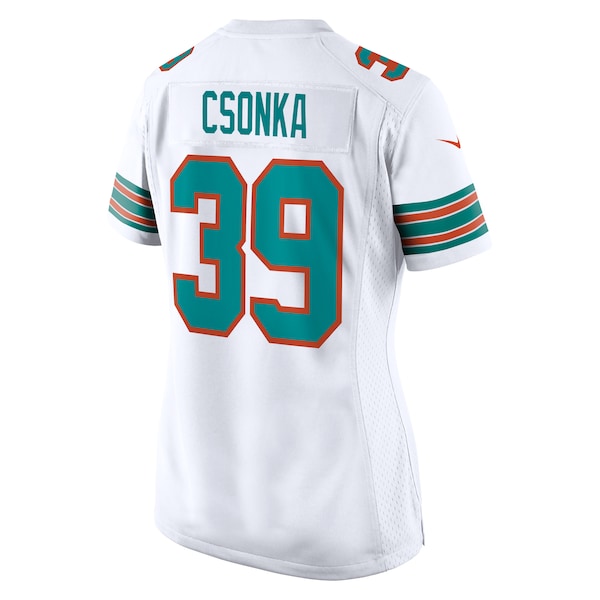 Larry Csonka Miami Dolphins Nike Retired Player Jersey - White/Aqua - Image 6
