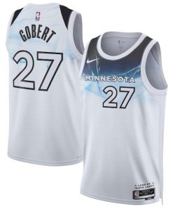 Rudy Gobert Minnesota Timberwolves Nike Unisex 2024/25 Swingman Player Jersey - City Edition - White