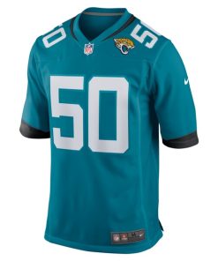 Alternative view of Shaquille Quarterman Jacksonville Jaguars Nike Game Jersey - Teal