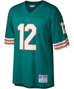 Alternative view of Bob Griese Miami Dolphins  Legacy Replica Jersey - Aqua