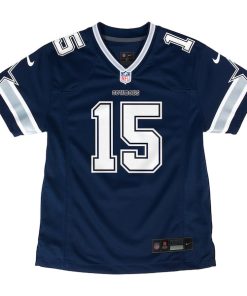 Alternative view of Ezekiel Elliott Dallas Cowboys Nike Youth Game Jersey - Navy