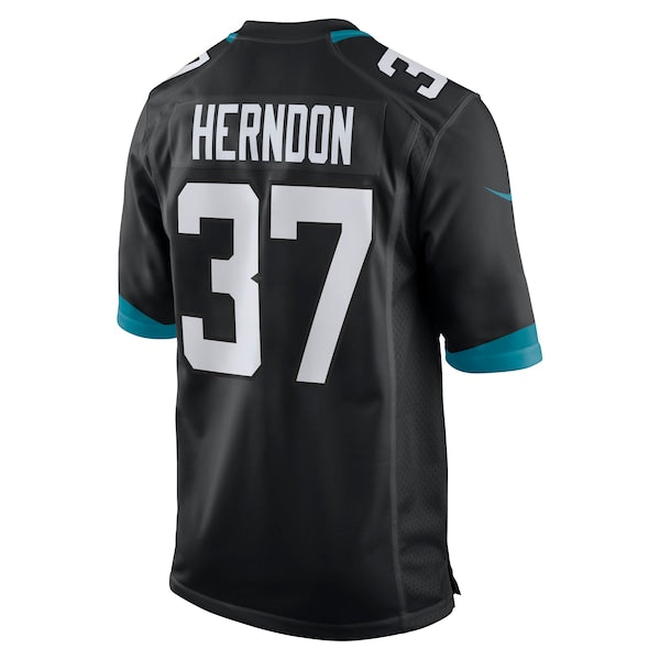 Tre Herndon Jacksonville Jaguars Nike Game Jersey - Black - Image 3