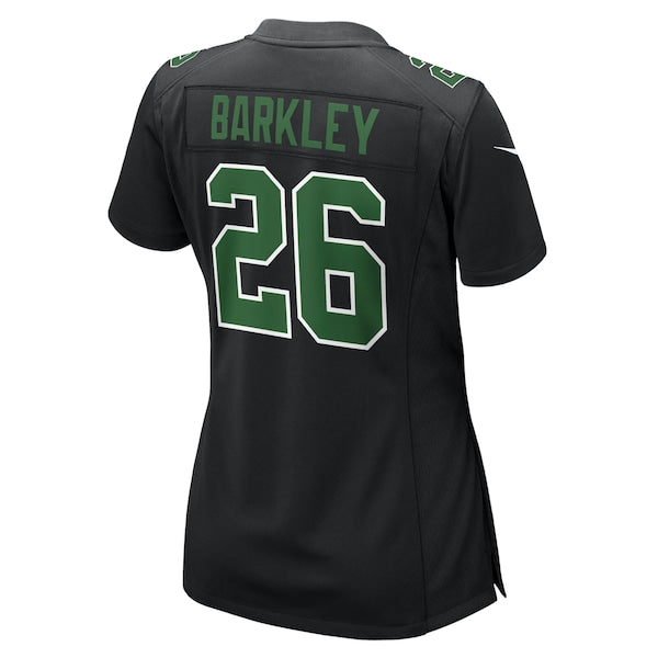 Saquon Barkley Philadelphia Eagles Nike Women's Fashion Game Jersey - Carbon Black/Kelly Green - Image 3