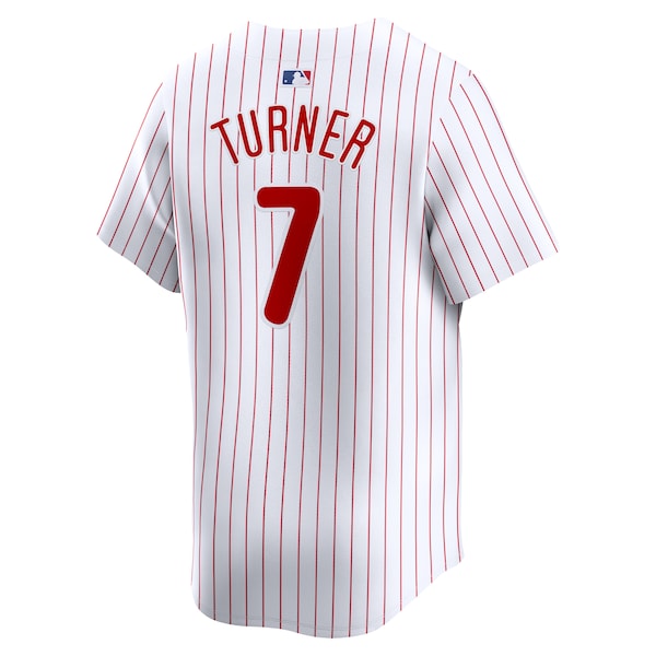 Trea Turner Philadelphia Phillies Nike Youth Home Limited Player Jersey - White - Image 3