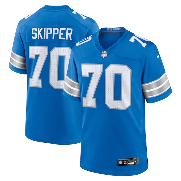 Dan Skipper Detroit Lions Nike Team Game Jersey - Blue